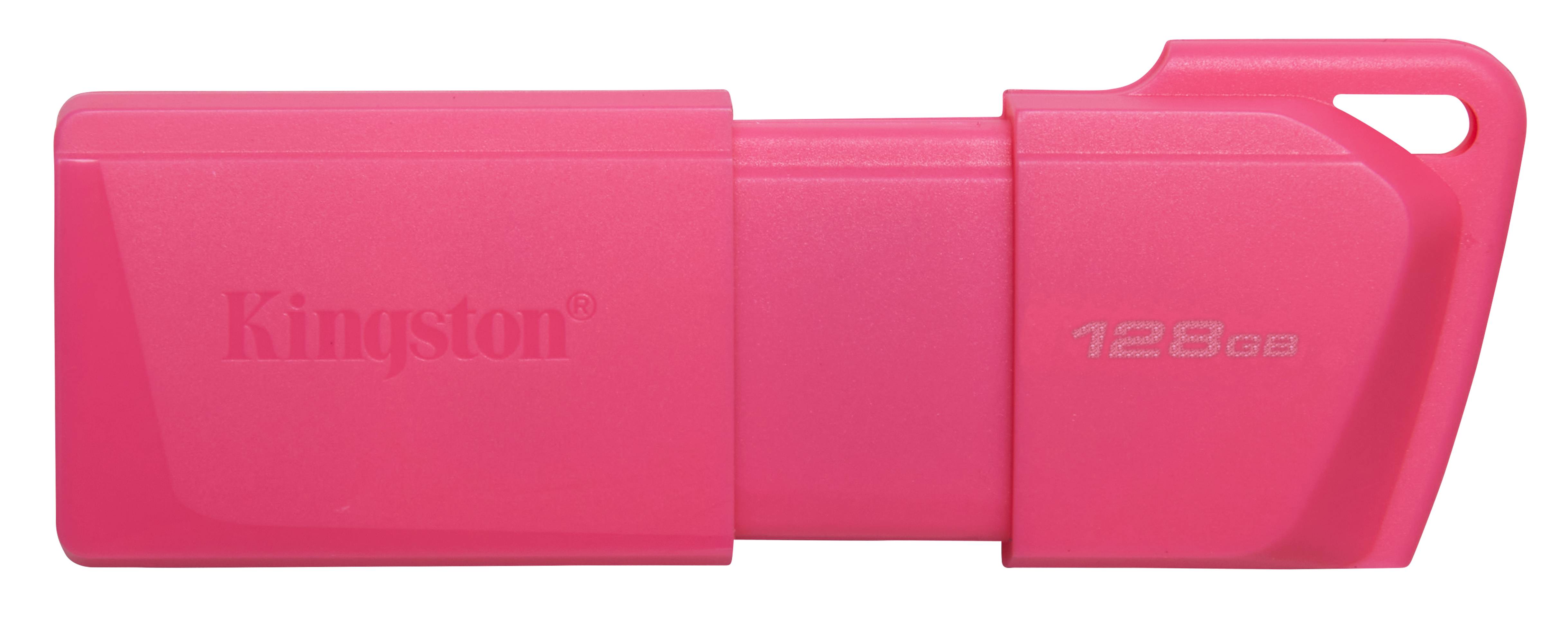 Memoria USB Kingston DataTraveler Exodia M 128GB USB 3.2 - Retráctil Rosa Neón Imagen principal del producto