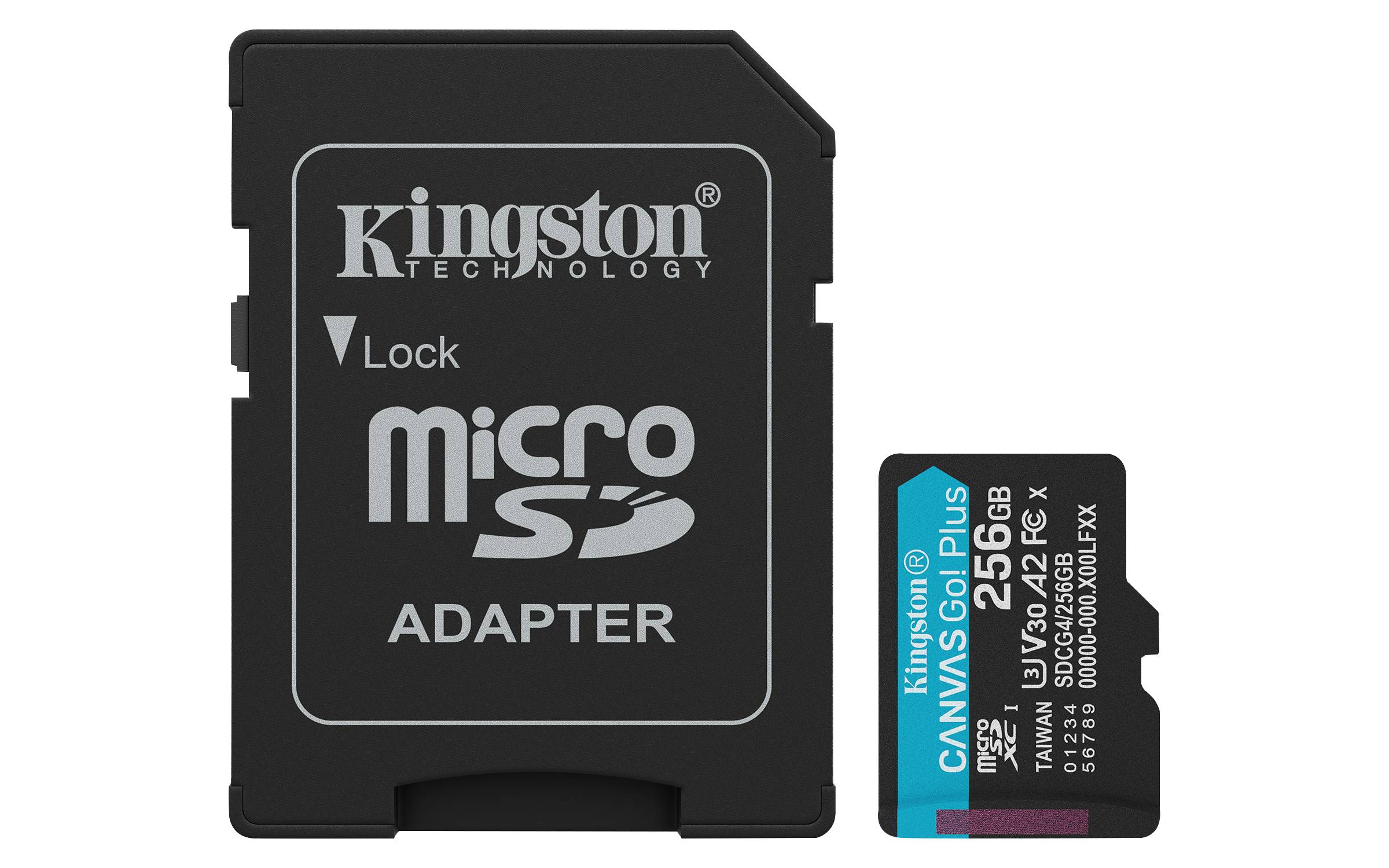 Memoria MicroSD Kingston Canvas Go! Plus Gen4 256GB - 200MB/s Lectura Imagen principal del producto