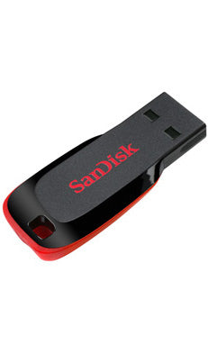 Memoria USB SanDisk Cruzer Blade 32GB - USB 2.0, Rojo Imagen principal del producto