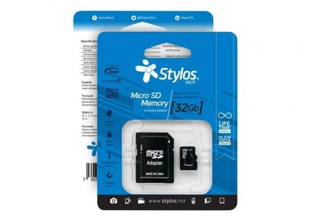 Memoria Micro SD 32GB Stylos STMS321B - Almacenamiento Rápido y Confiable