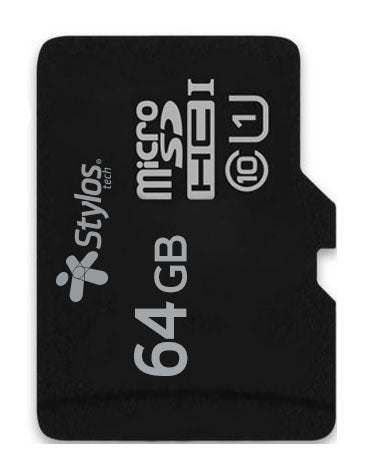 Memoria Micro SD 64GB Stylos STMSDS4B - Almacenamiento Rápido y Confiable Imagen principal del producto