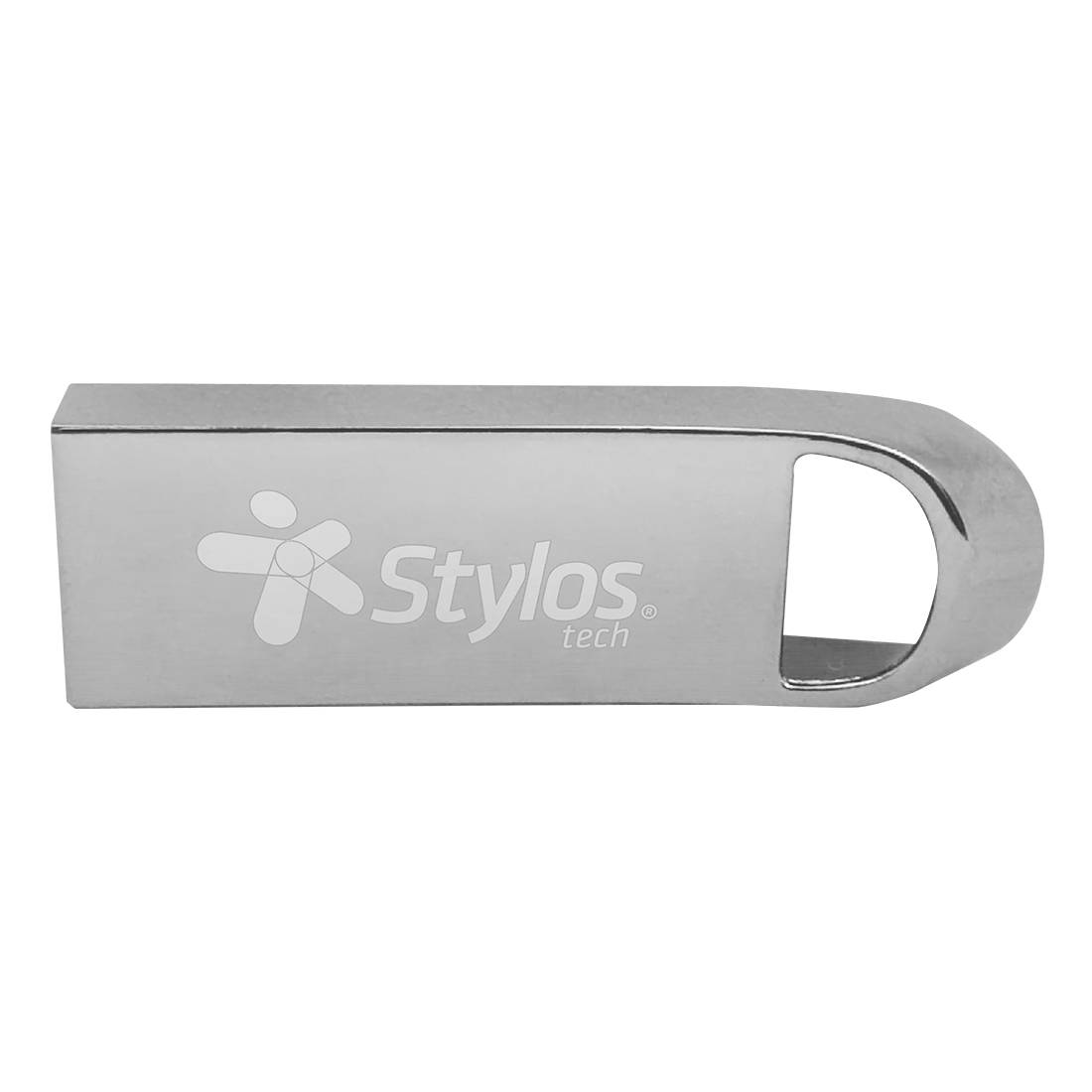 Memoria USB Stylos STMUS564B 64GB - Almacenamiento Portátil Plata