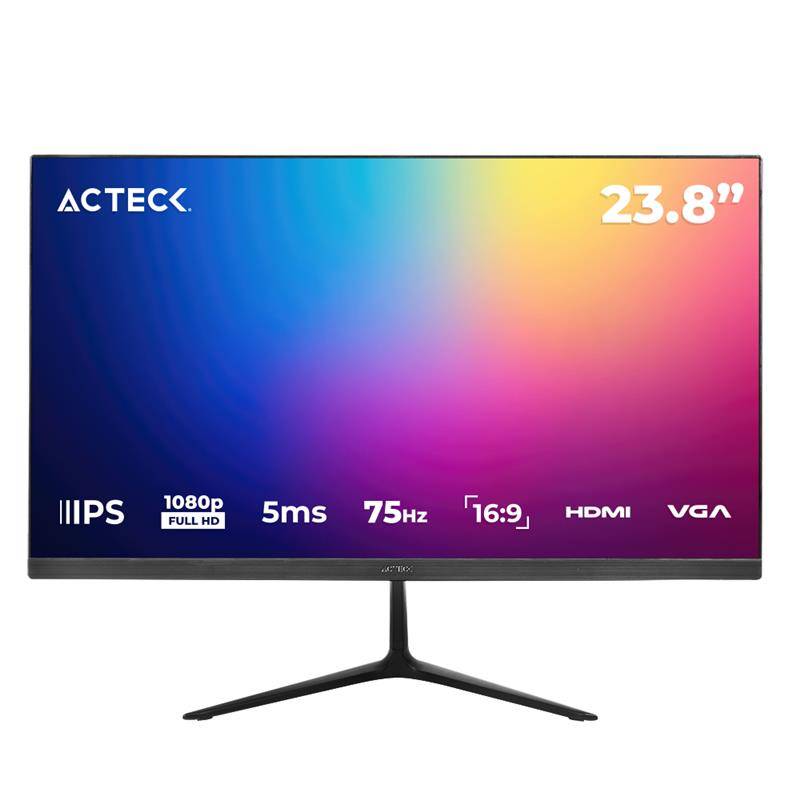 Monitor ACTECK Captive Vivid SP240 23.8" Full HD 250cd/m² - Oficina y Diseño