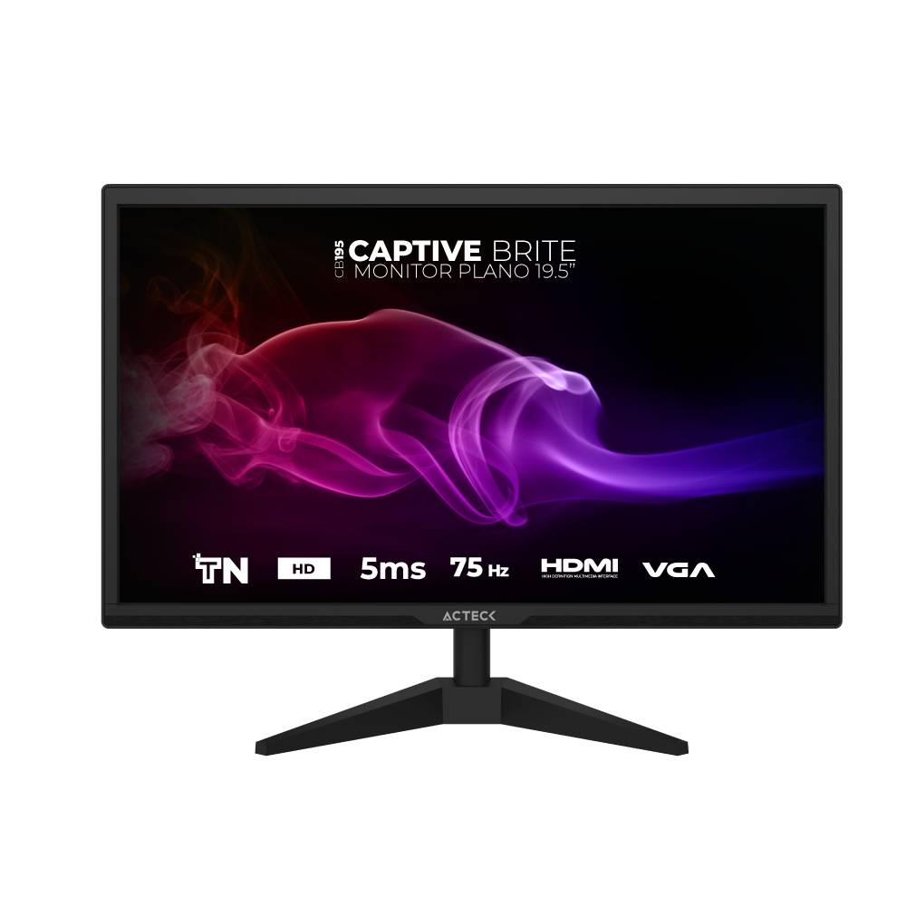 Monitor ACTECK AC-939409 19.5 Pulgadas - Resolución 1600x900, 5ms Respuesta