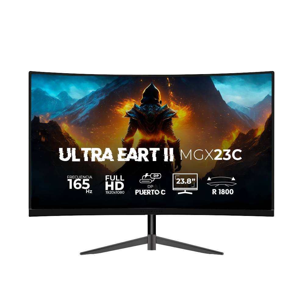 Monitor Gaming Balam Rush MGX23C 23.8" Full HD - 1ms, 1920x1080 Imagen principal del producto