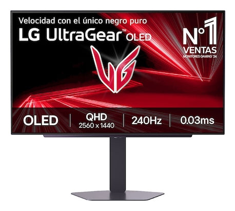 Monitor Gaming LG 27GX704A-B 27 Pulgadas QHD 240Hz OLED 0.03ms