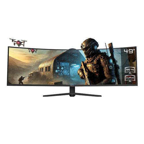 Monitor Xzeal XZ4090 49" Curvo 5K 120Hz - Panel VA, 4ms, 2xDP + 2xHDMI Imagen principal del producto