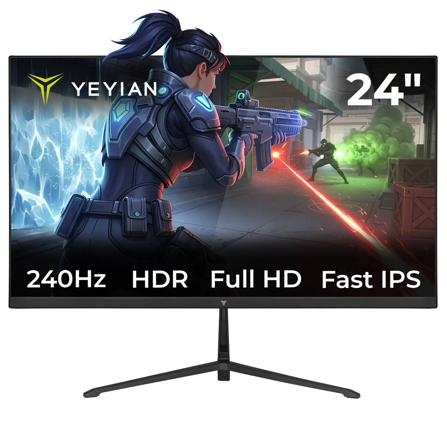 Monitor Gamer Yeyian YMF-FP24-M1 23.8 Pulgadas - Gaming de Alto Rendimiento Imagen principal del producto