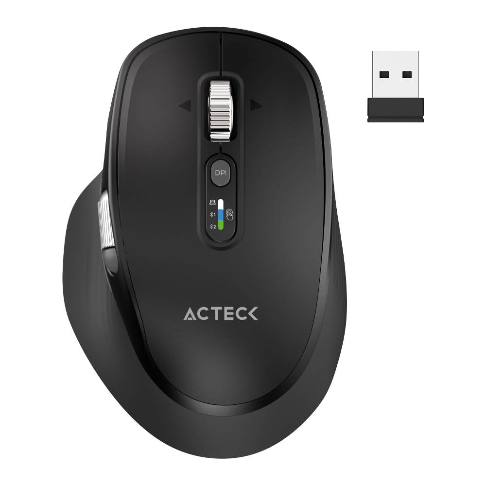 Mouse Inalámbrico ACTECK VIRTUOS PRO ULTRA MI777 - Multidispositivo, Batería Recargable