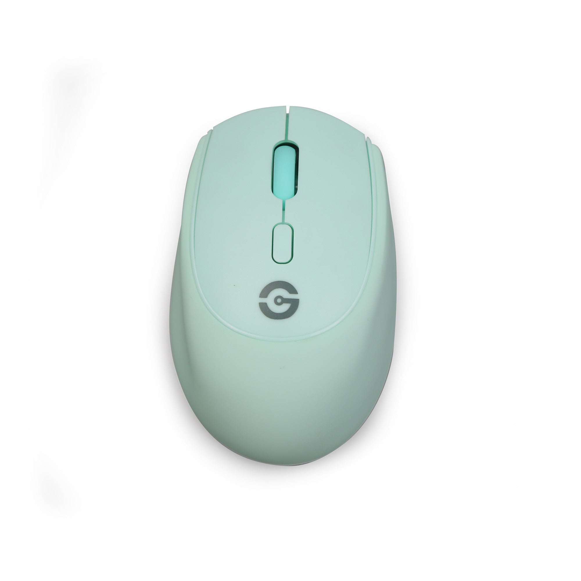 Mouse Inalámbrico Getttech GAC-24405M Ergonómico - 1600 PPP, Menta