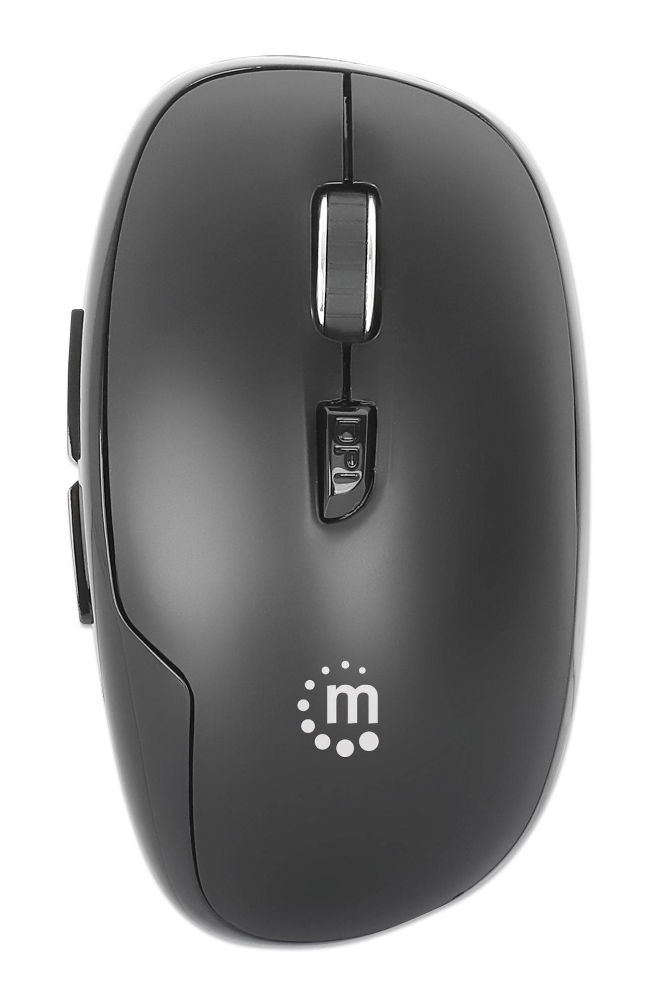 Mouse Óptico Inalámbrico Manhattan 190367 - Negro, Diseño Ergonómico Imagen principal del producto