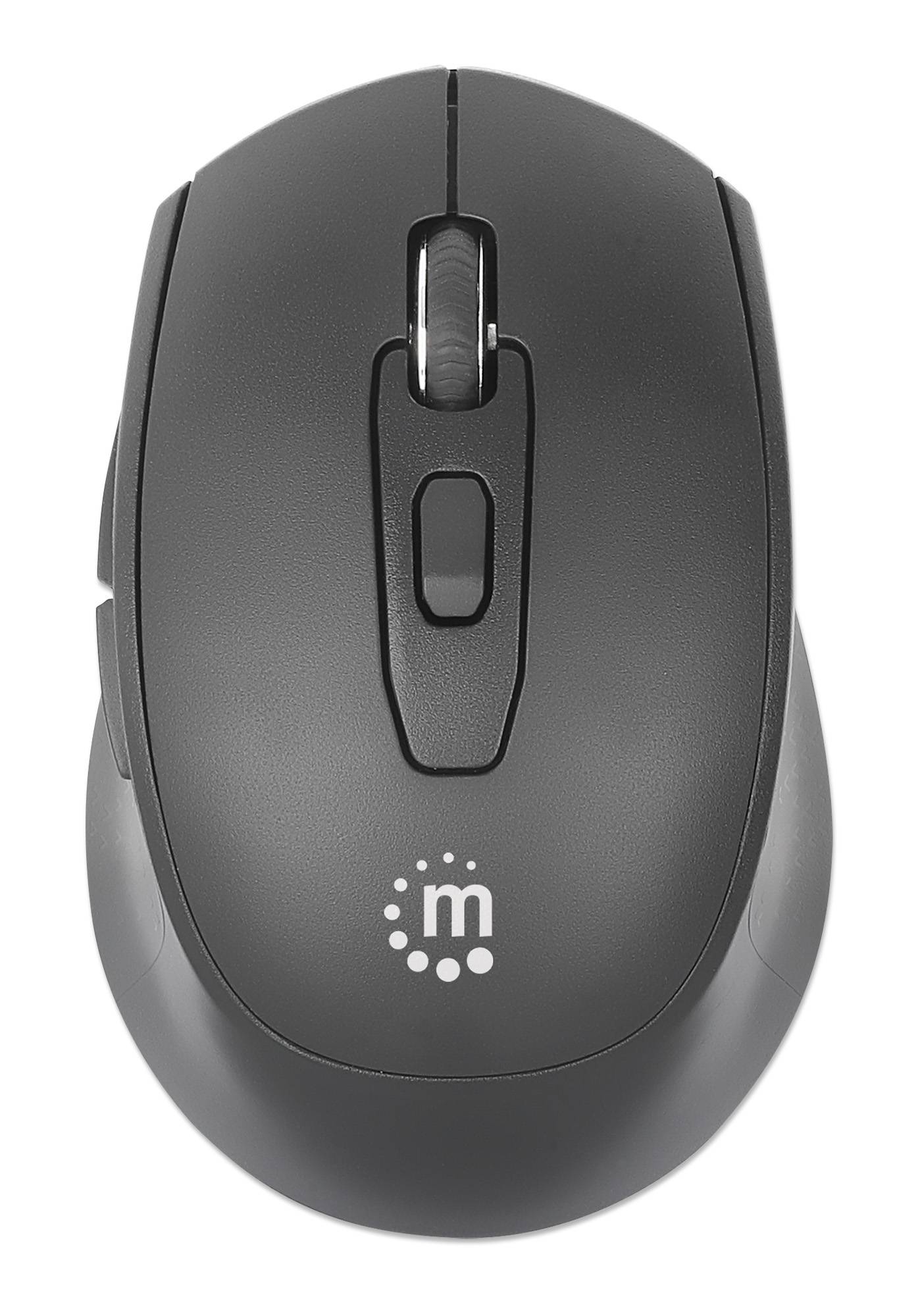 Mouse Óptico Inalámbrico Manhattan 190343 - Conexión Inalámbrica, Negro
