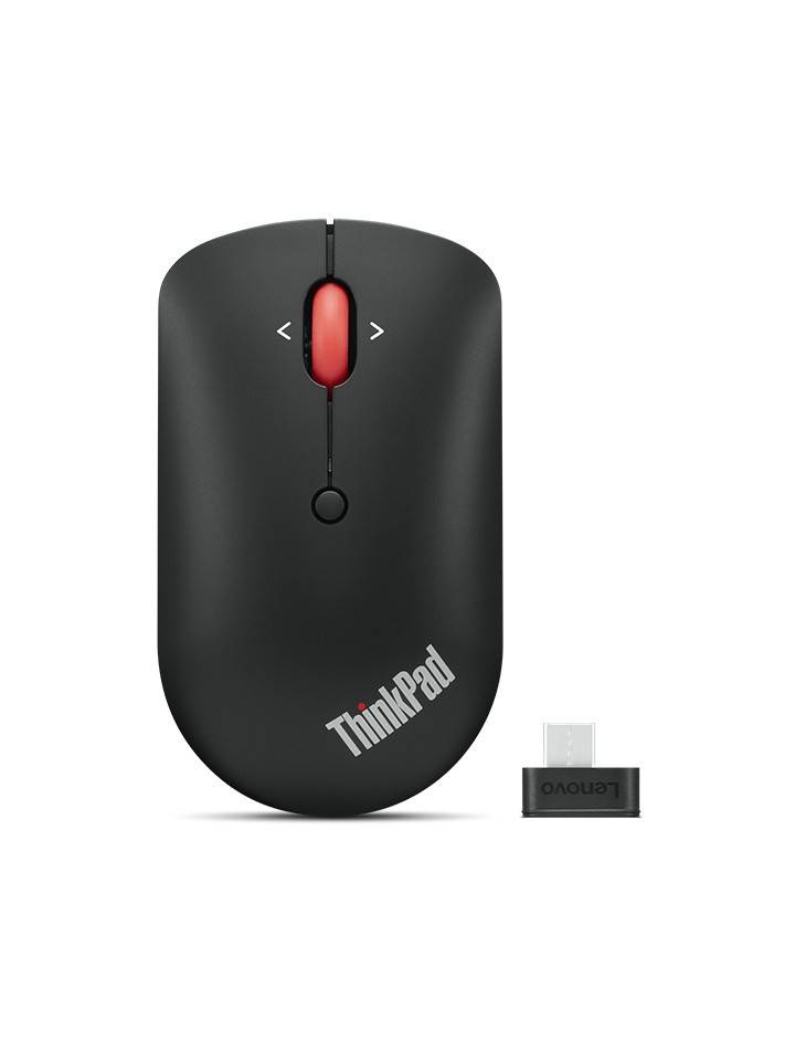 Mouse inalámbrico Lenovo 4Y51D20849 - Conexión inalámbrica, diseño ergonómico