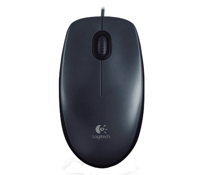 Mouse Logitech M90 Óptico Alámbrico USB - 1000 DPI, Diseño Ergonómico