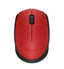 Mouse Logitech M170 Óptico Inalámbrico - USB, 1000 DPI, Rojo