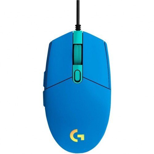 Mouse Gaming Logitech G203 LightSync RGB Óptico Alámbrico - 8000 DPI Azul Imagen principal del producto