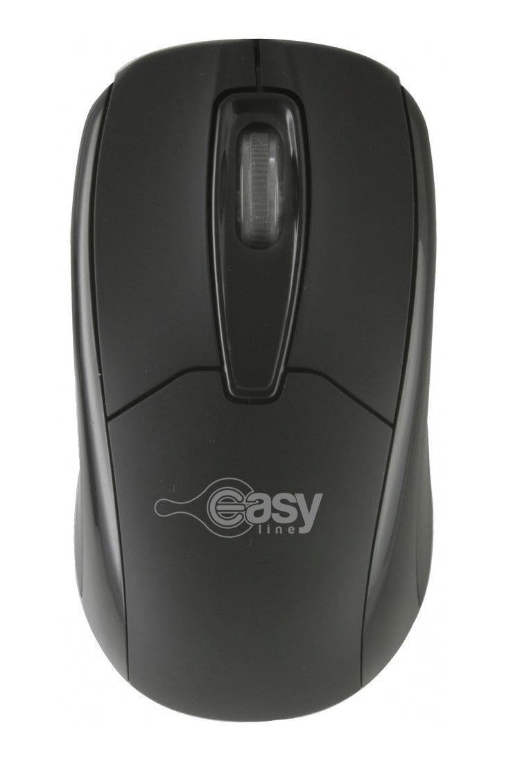 Mouse Easy Line EL-993377 - USB, 1000 DPI, Negro