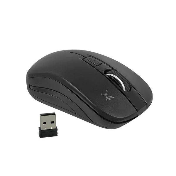 Mouse PERFECT CHOICE PC-044758 - Inalámbrico RF, 1600 DPI, Negro