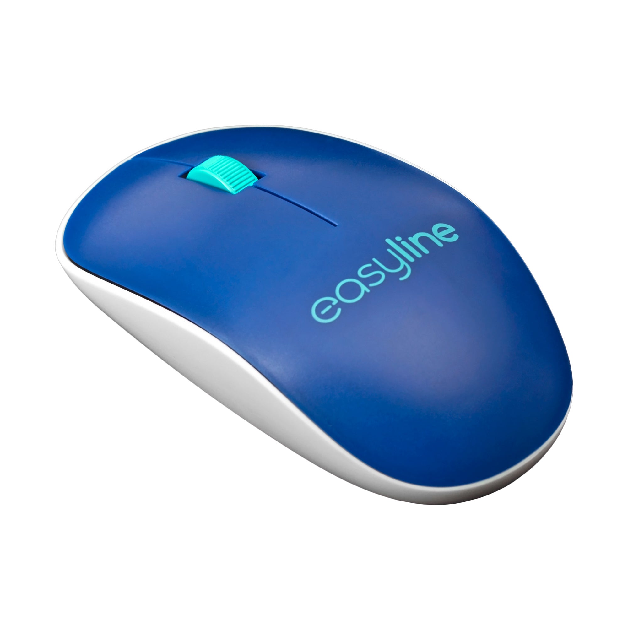 Mouse Inalámbrico Easy Line Viva Azul - Conectividad Wireless, Diseño Ergonómico