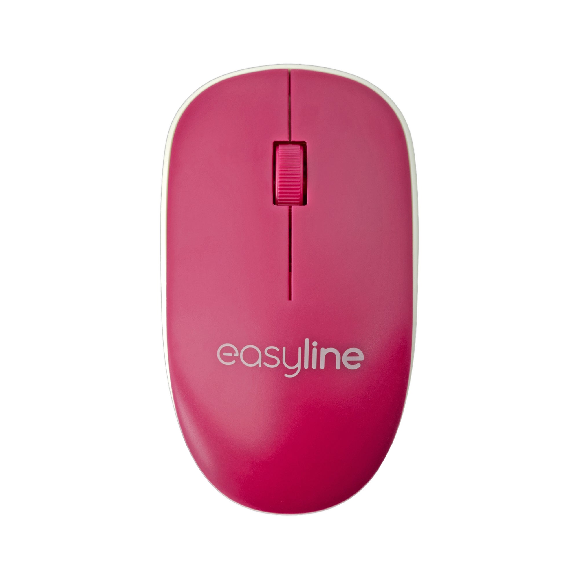 Mouse Inalámbrico Easy Line Viva Magenta - Conectividad Inalámbrica