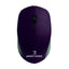 Mouse inalámbrico Perfect Choice Root Pro 1600 DPI - Óptico USB Morado