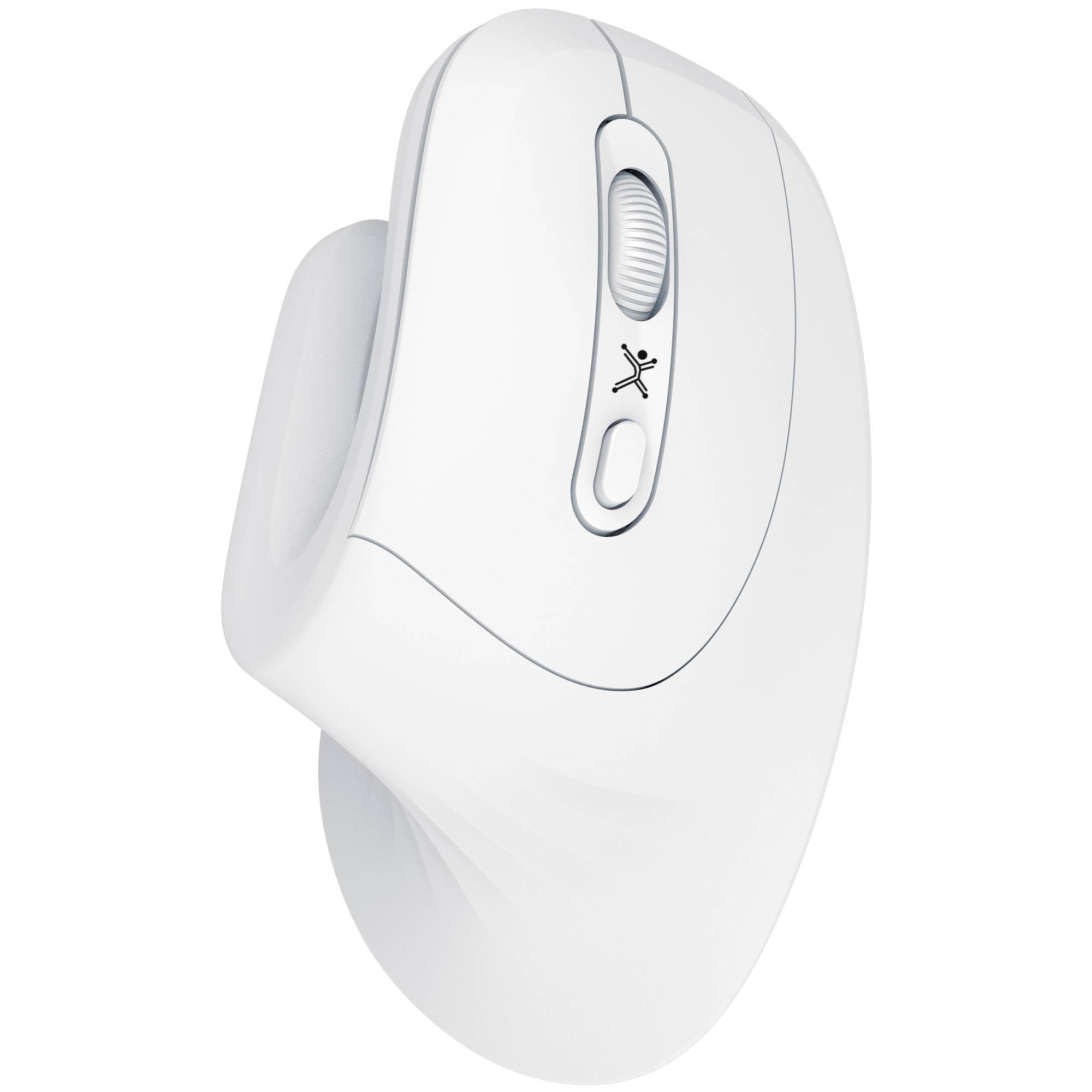 Mouse Inalámbrico Perfect Choice PC-045205 - Diseño Vertical, Click Silencioso