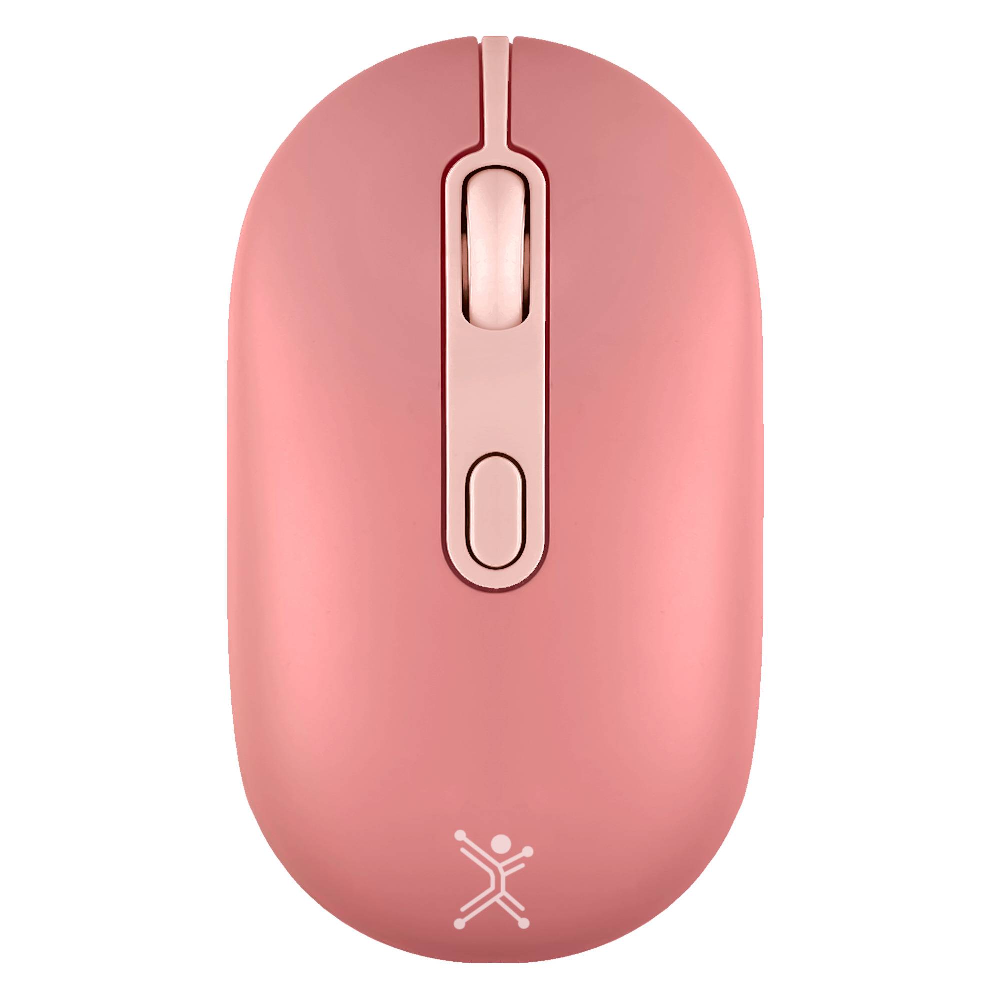 Mouse PERFECT CHOICE PC-045267 Recargable 2.4GHz + Bluetooth - Clic Silencioso Rosa Imagen principal del producto