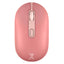 Mouse PERFECT CHOICE PC-045267 Recargable 2.4GHz + Bluetooth - Clic Silencioso Rosa