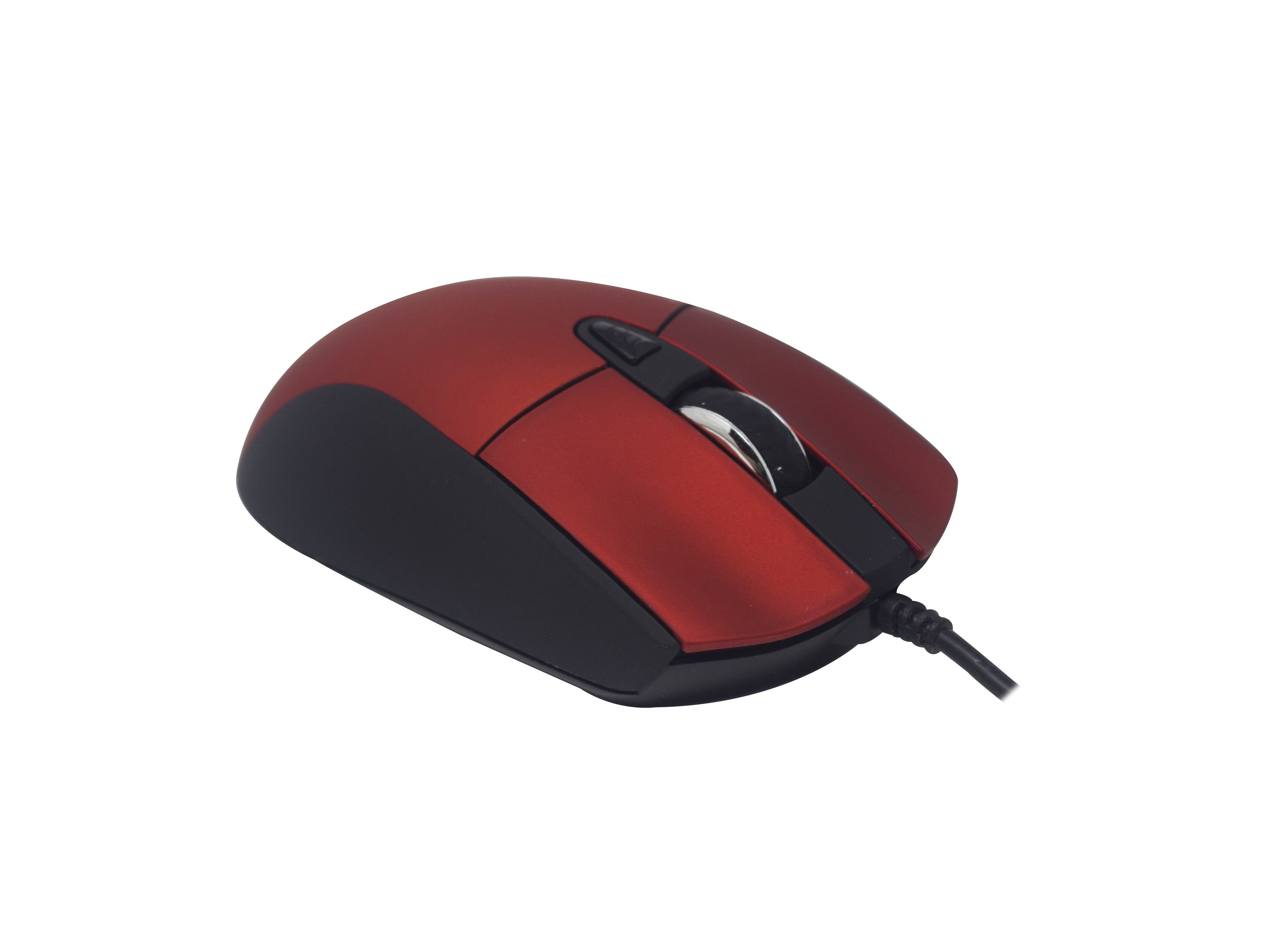 Mouse Naceb Technology NA-0115R 6 Botones - Óptico, 2400 DPI, Alámbrico Rojo Imagen principal del producto