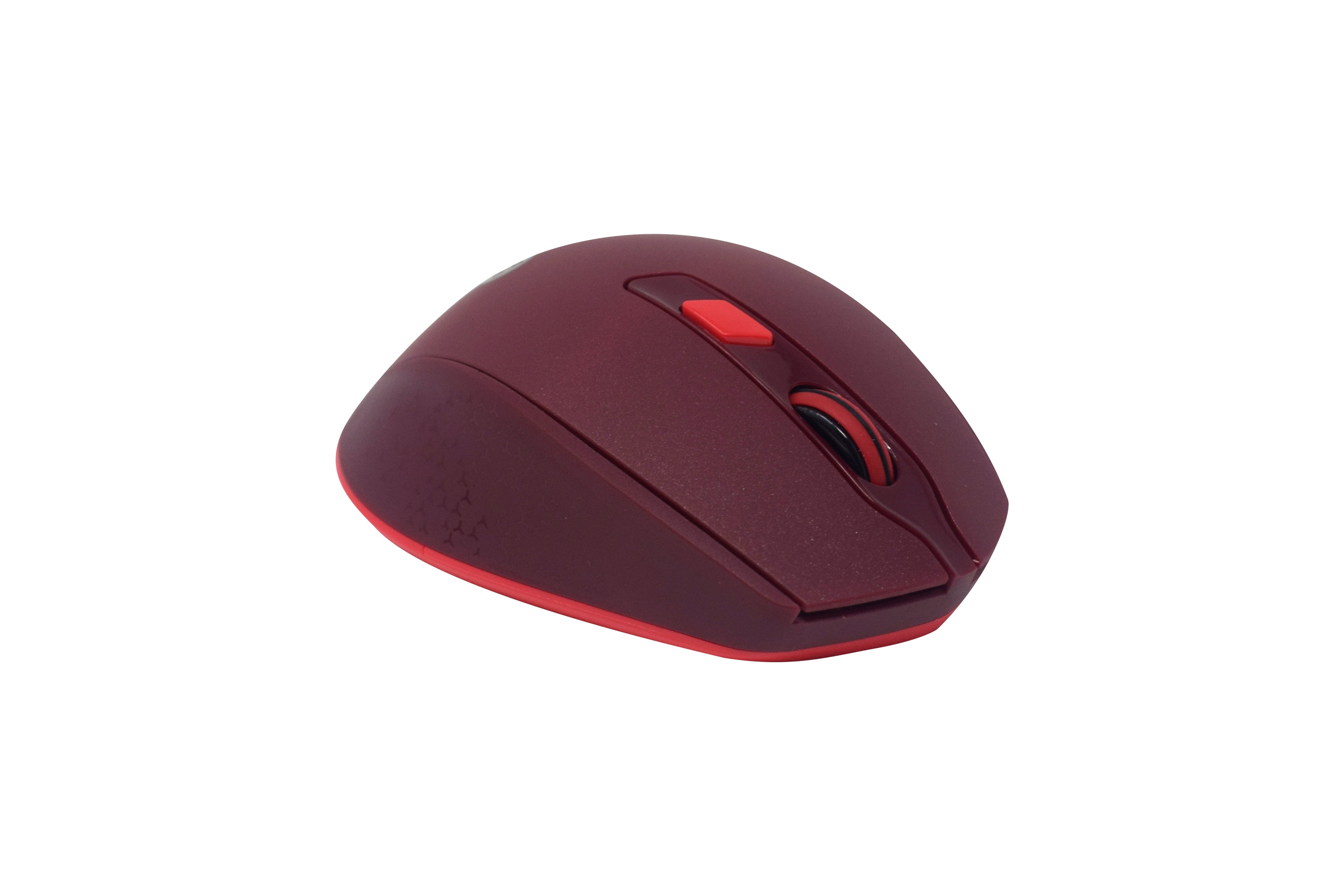 Mouse Naceb Technology NA-0119R Inalámbrico 6 Botones 2400 DPI Rojo
