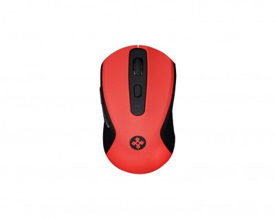 Mouse Inalámbrico Naceb Technology NA-0116R Rojo - Conexión Inalámbrica