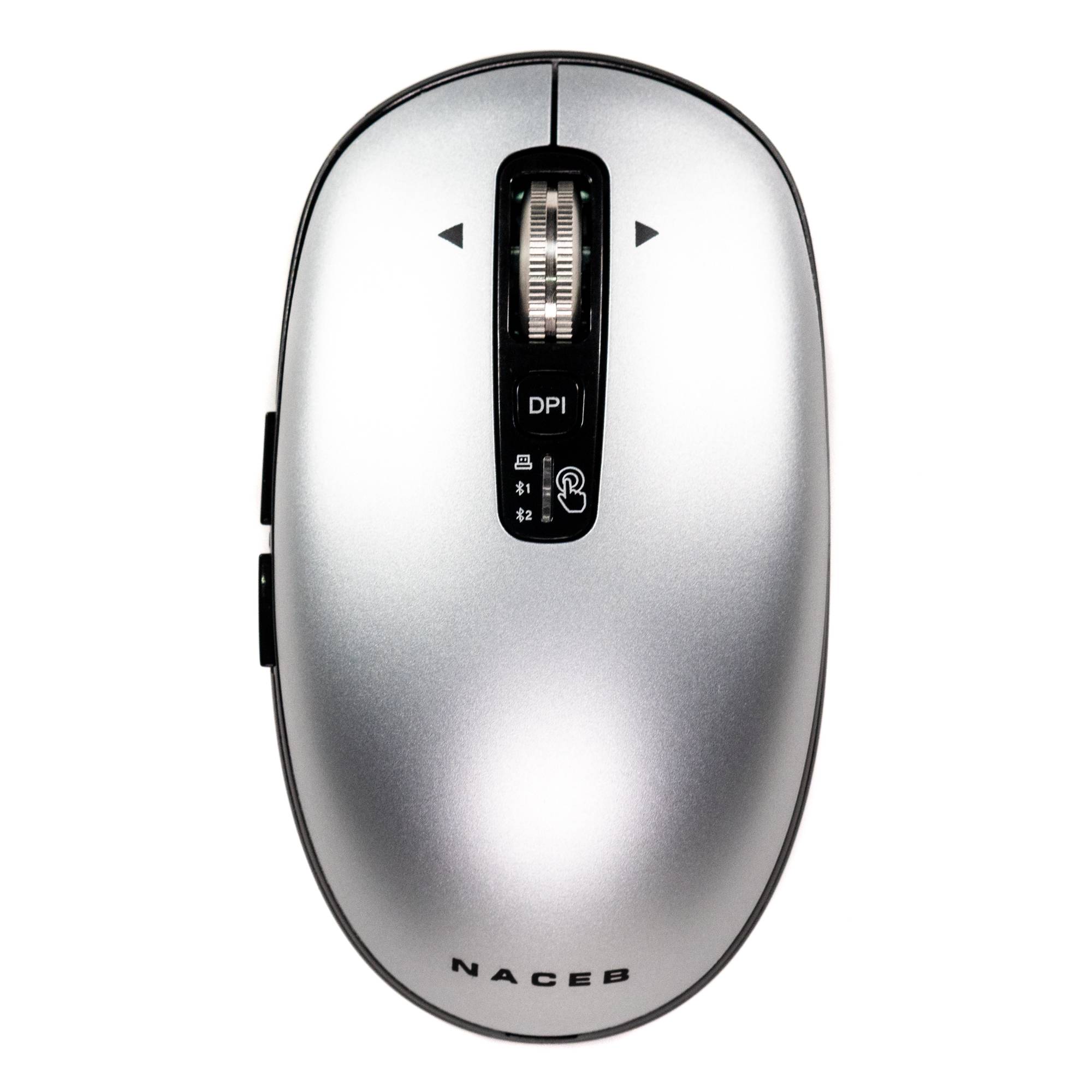 Mouse Inalámbrico Naceb Slim NA-0131G - Diseño Compacto y Ergonómico