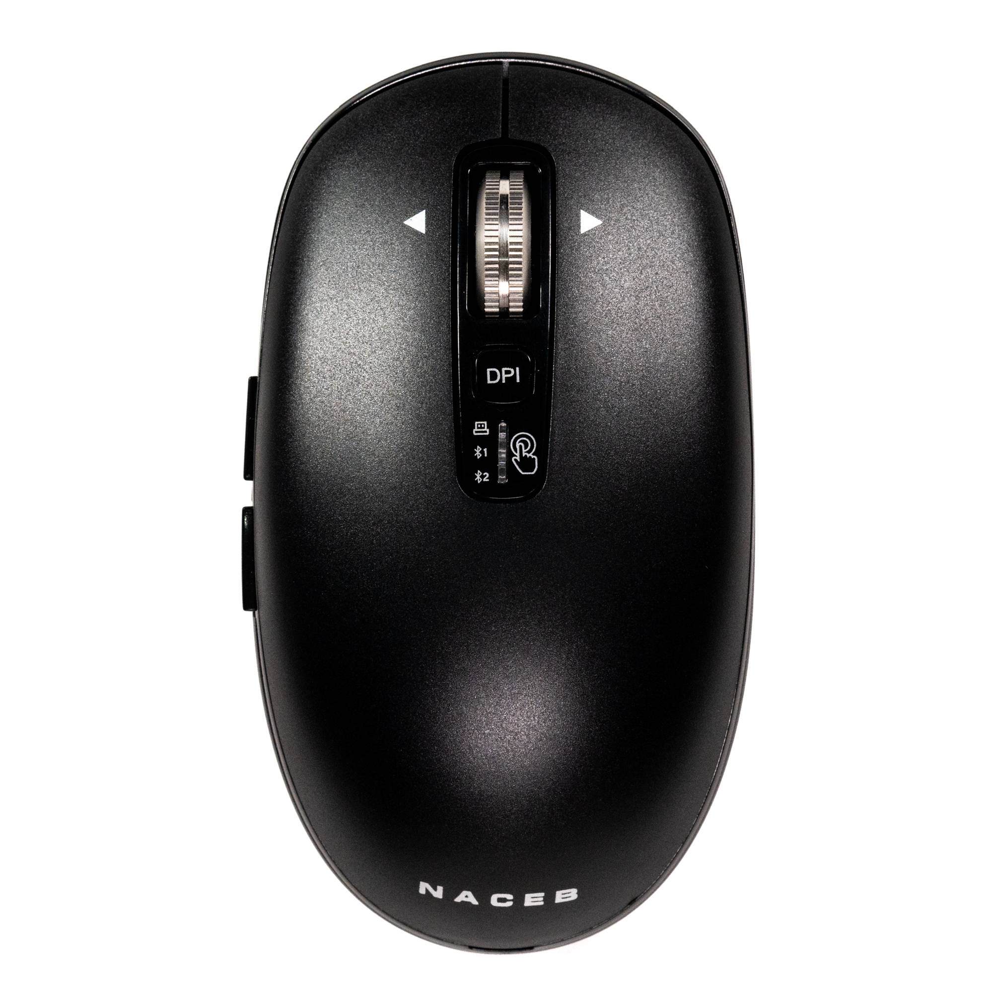 Mouse Naceb NA-0131N Inalámbrico Slim - Diseño Compacto y Ergonómico