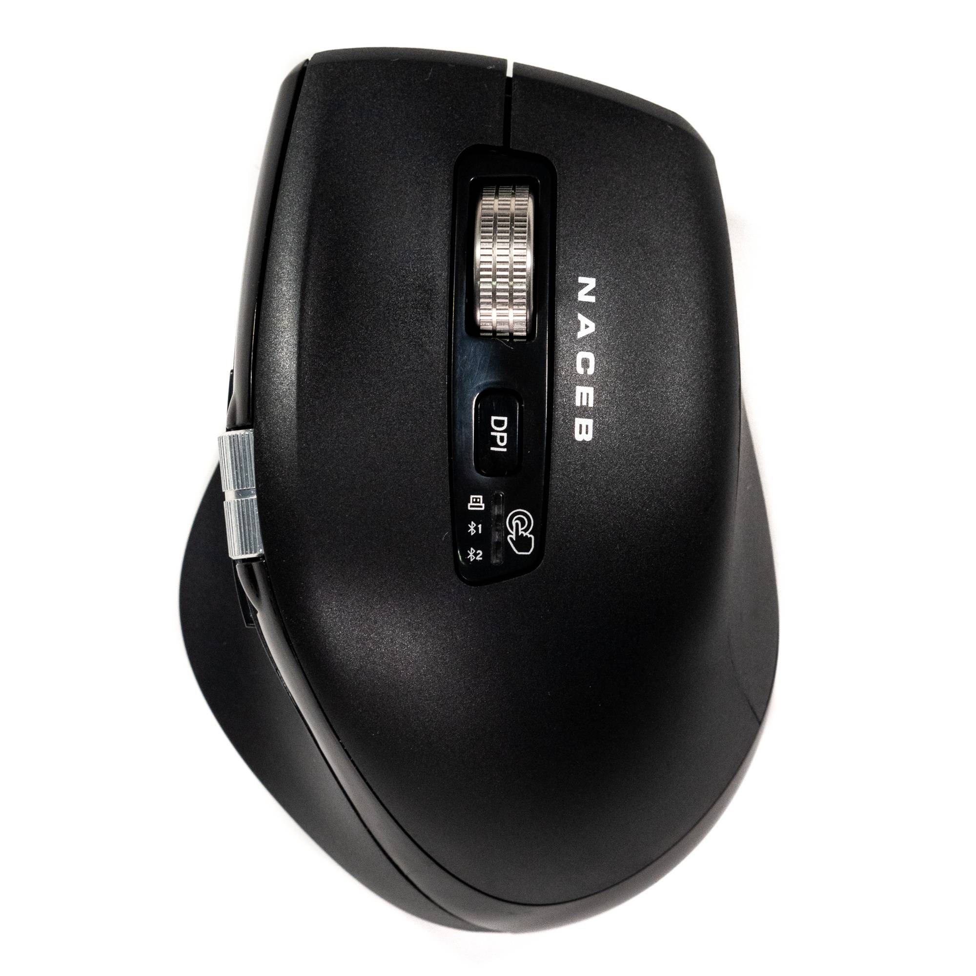 Mouse Inalámbrico Naceb NA-0133 - Doble Scroll, Ergonómico Imagen principal del producto
