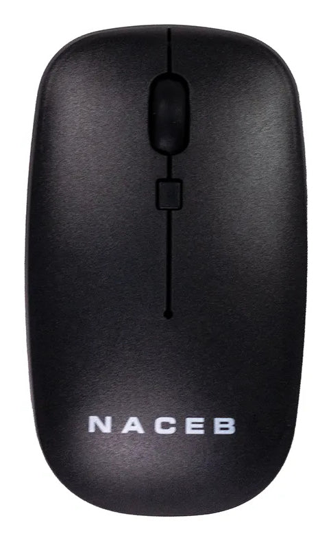 Mouse Naceb Slim NA-0136N Inalámbrico 2.4G - Diseño Ergonómico Compacto