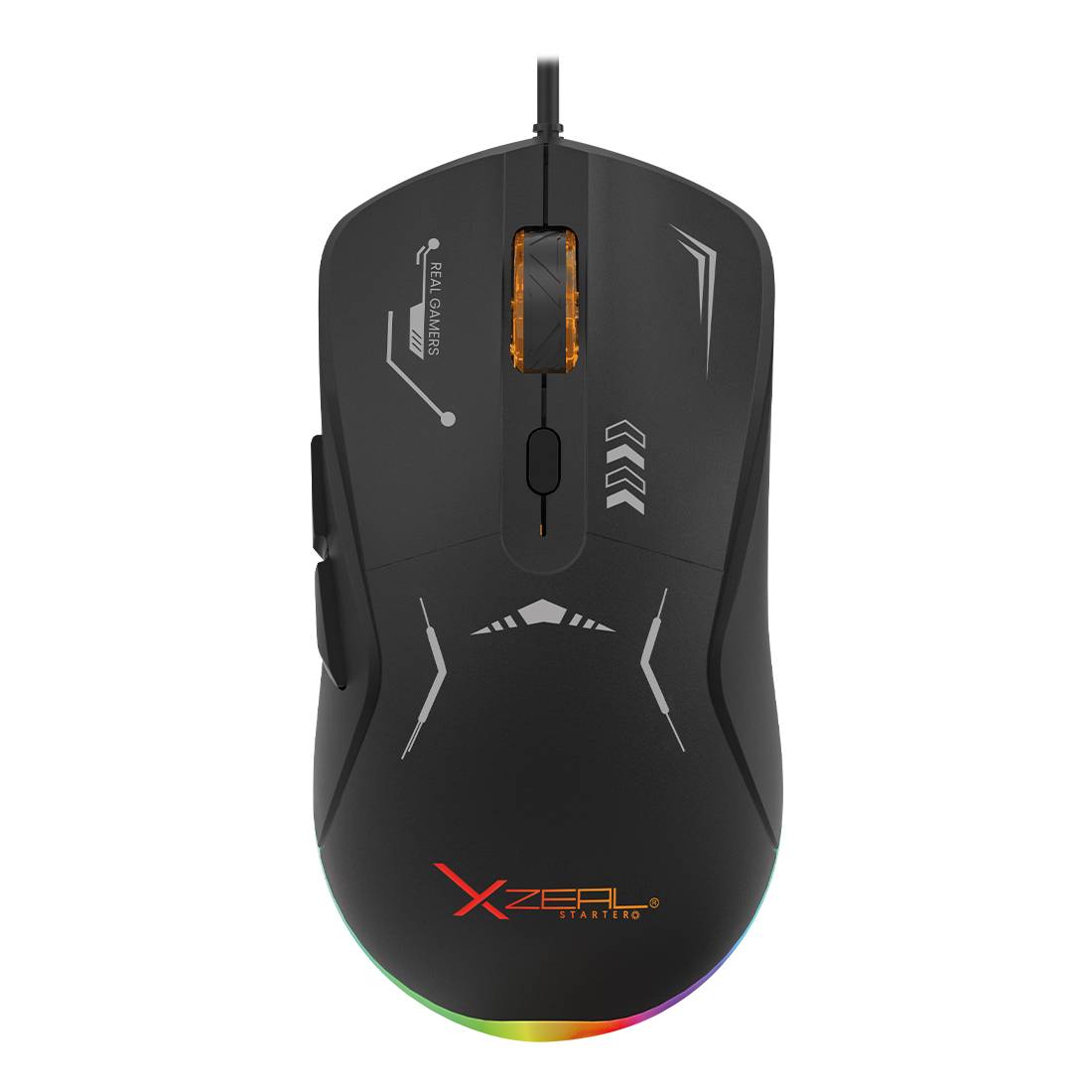 Mouse Gamer Xzeal XST-401 Negro - Diseño Ergonómico Gaming Imagen principal del producto