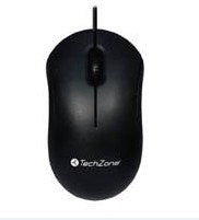 Mouse Alámbrico TechZone TZMOU01 - 1000 DPI, USB, 3 Botones Imagen principal del producto