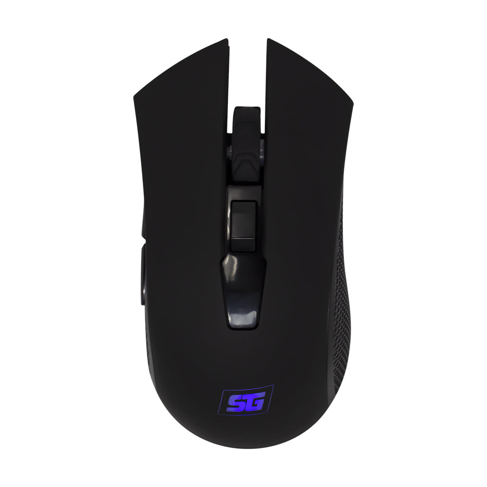 Mouse Gamer VORAGO MO-600 - Inalámbrico, Recargable, 400 DPI