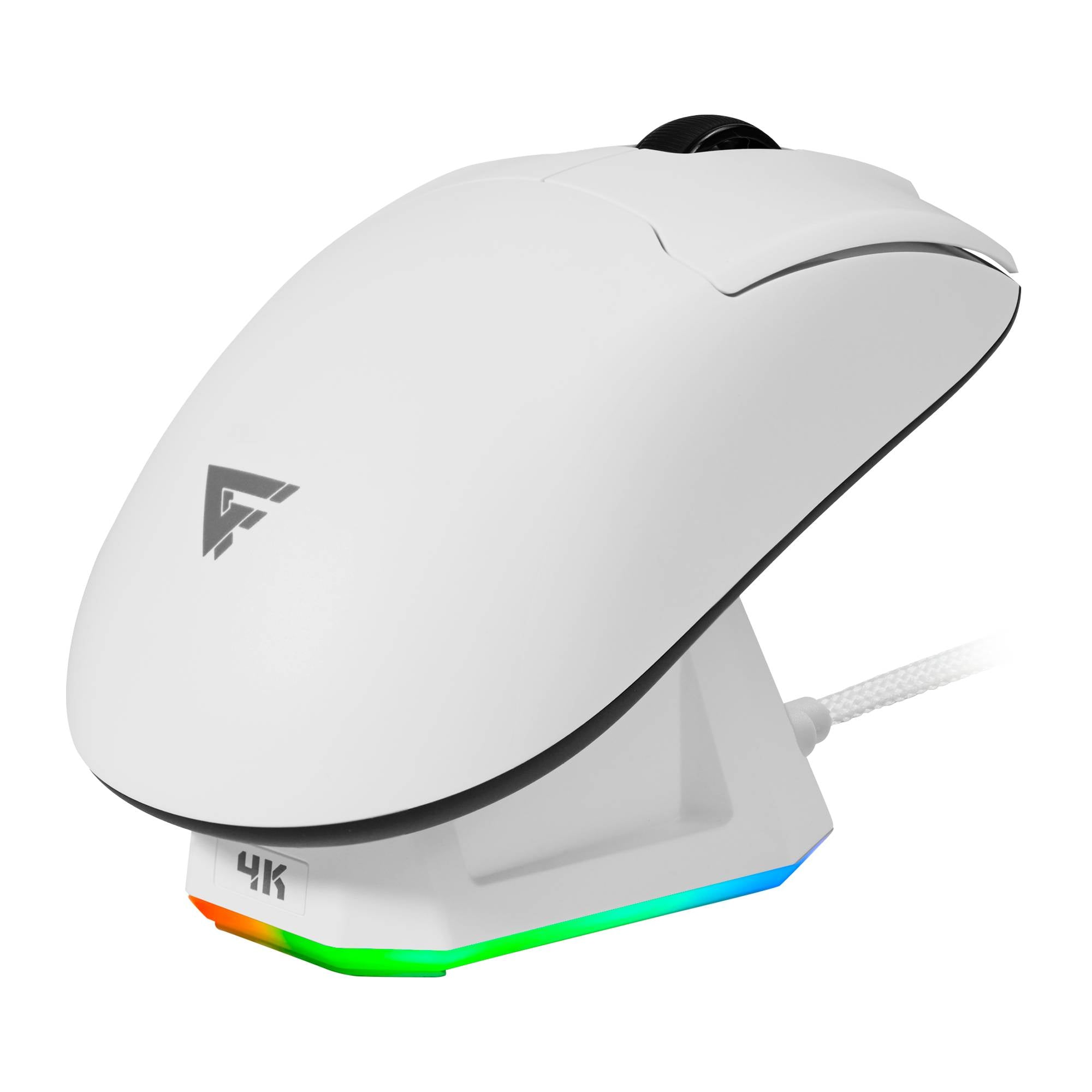 Mouse GAME FACTOR MOW800-WH Gamer Inalámbrico 4K - Precisión Gaming Imagen principal del producto
