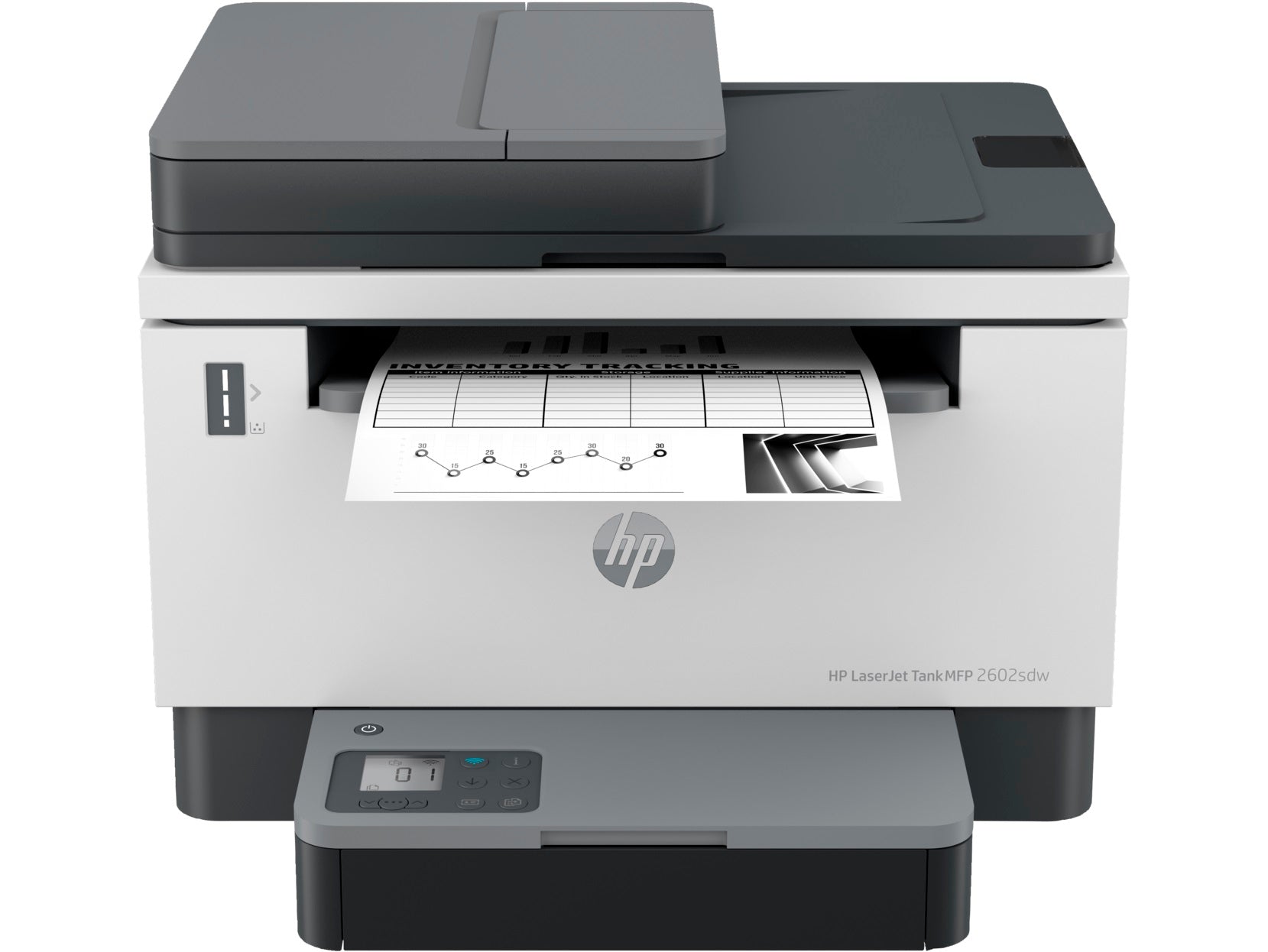 Impresora Multifunción HP Laserjet Tank MFP 2602SDW - 22 ppm, Red WiFi Imagen principal del producto