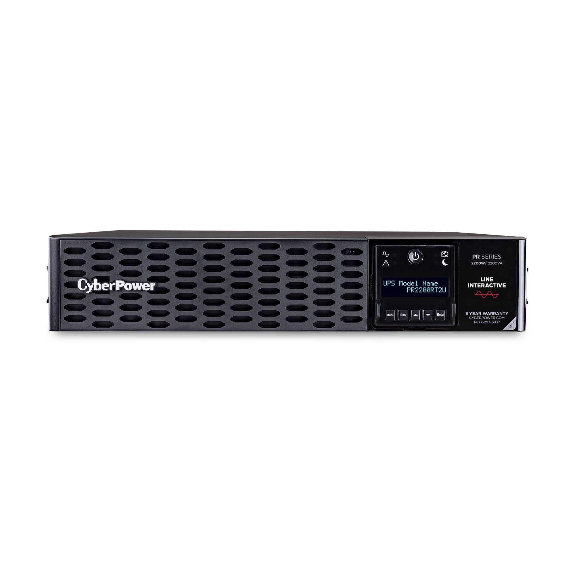 No Break CyberPower PR2200RT2U 2200VA - Protección de energía para servidores