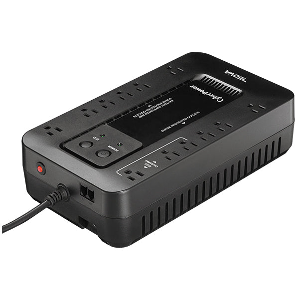 No-Break CyberPower EC750G 750VA - Protección 8 Horas, Hogar y Oficina