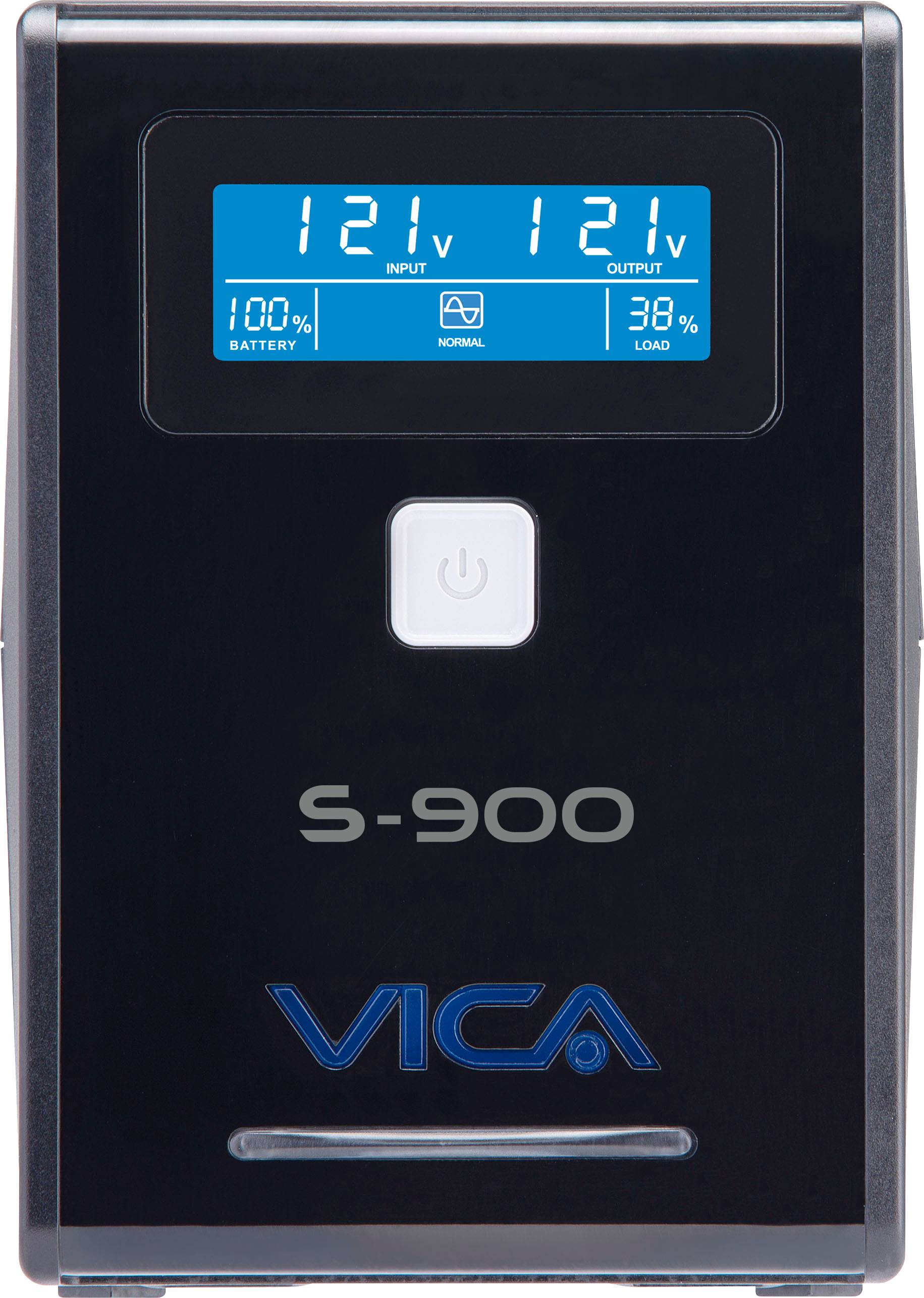 No Break UPS VICA S900 900VA/550W - 8 Tomas LCD 3 Años Garantía