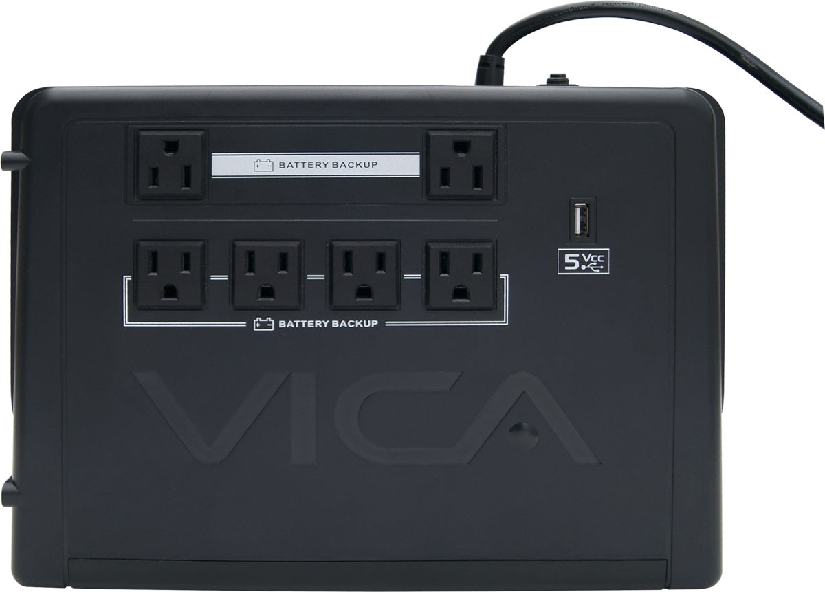 No Break VICA B-flow Revolution 900 - 900VA/500W, 6 Tomas, Pantalla LCD