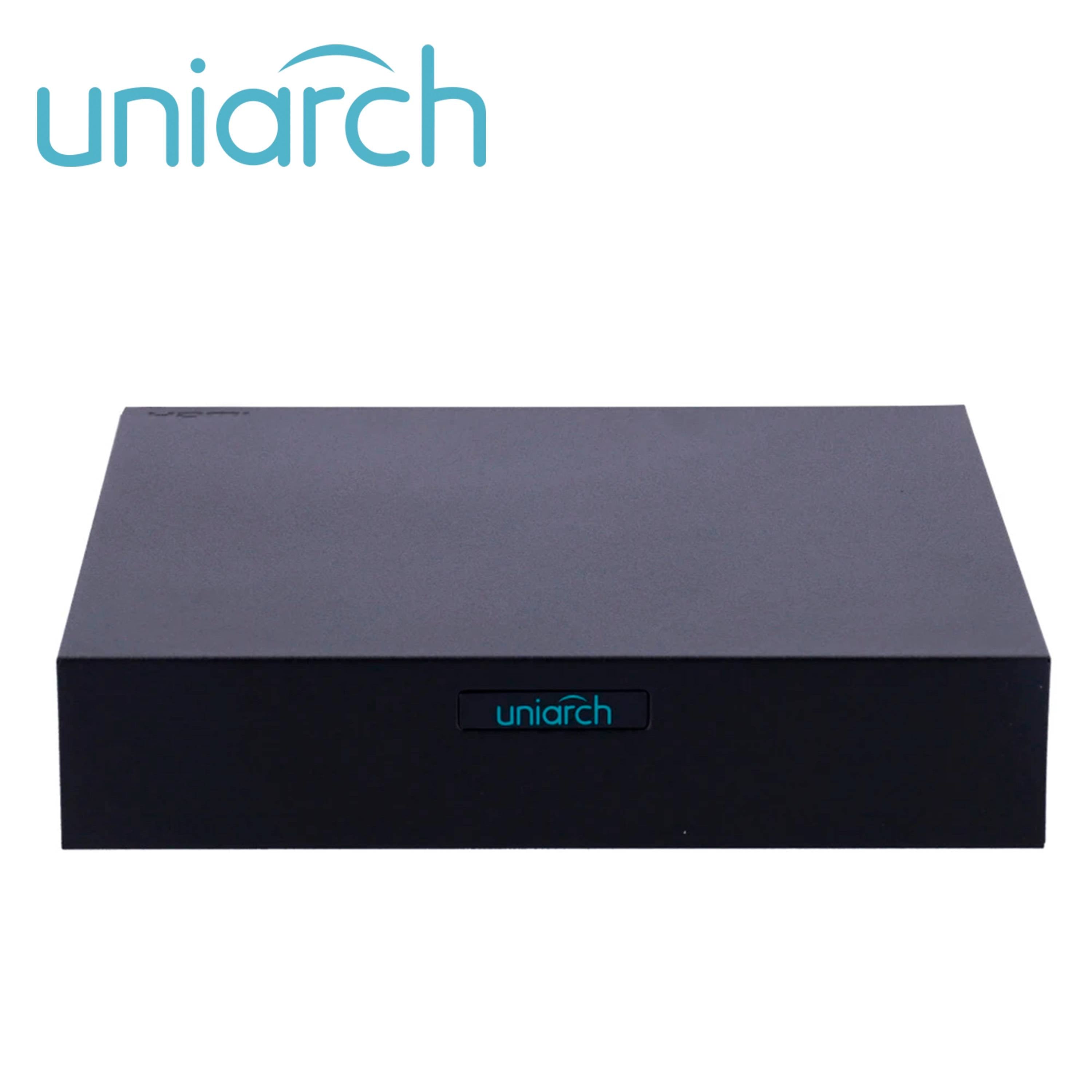 NVR 8 Canales Uniarch NVR-108S3-P8-ECO 6MP - PoE Plug Play Ultra H.265