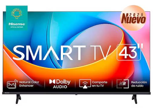 Televisor Hisense 43A4NV 43 Pulgadas Full HD LED - VIDAA Smart TV Imagen principal del producto