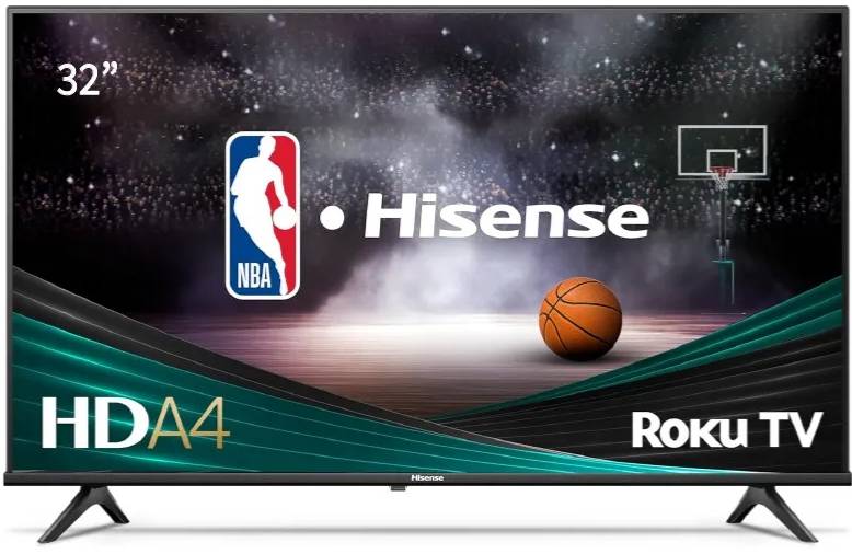 Televisor Hisense 32A4NR 32 Pulgadas LED HD - ROKU Smart TV