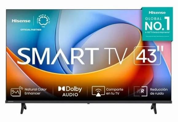 Televisor Hisense 43A45NV 43 Pulgadas Full HD Smart TV - VIDAA, LED Imagen principal del producto
