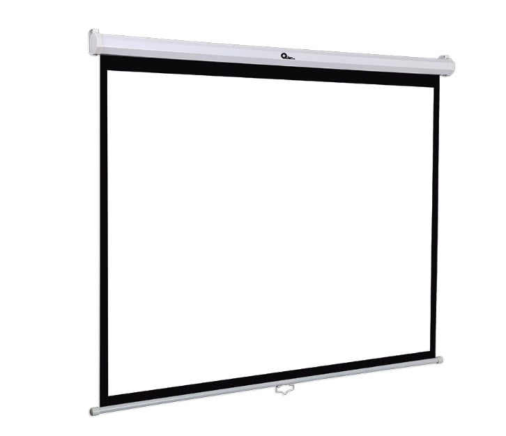Pantalla de Proyección Qian QPG-69503 120 Pulgadas Manual - Blanco Mate Antimoho