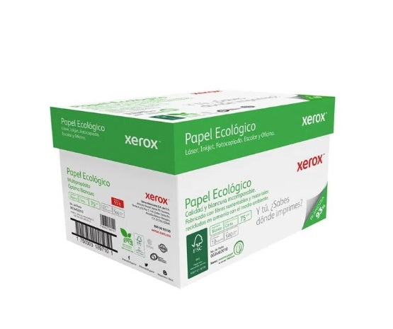 Papel Xerox Ecológico Carta 93 Blancura - Resma de 500 Hojas Imagen principal del producto